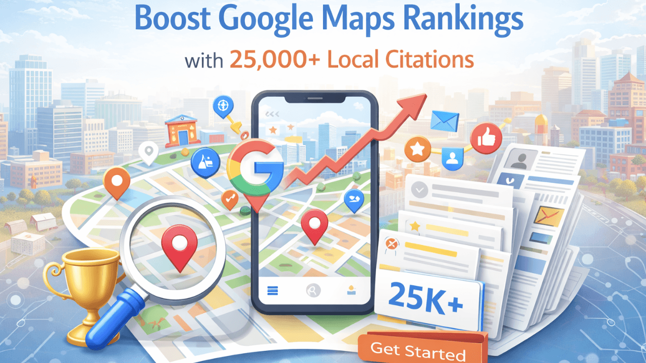 Boost Google Maps Rankings with 25,000+ Local Citations