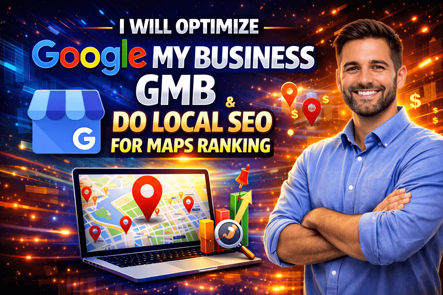 I Will Optimize Google My Business GMB & Do Local SEO for Maps Ranking