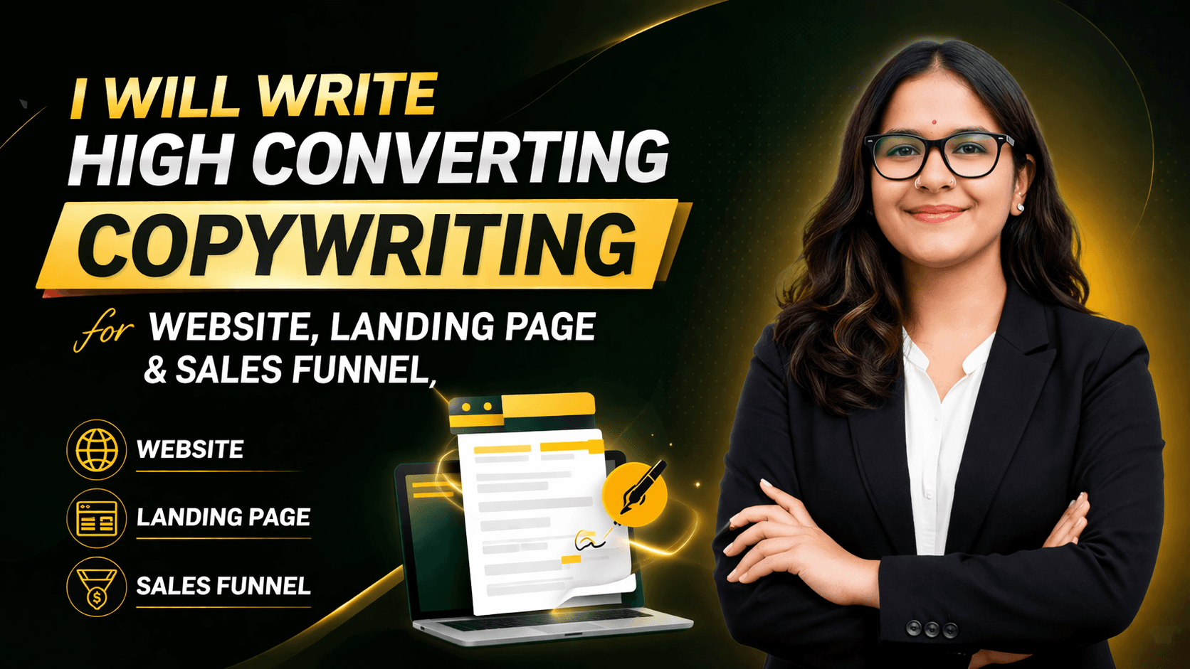 I Will Write High Converting Copywriting for Website, Landing Page & Sales Funnel