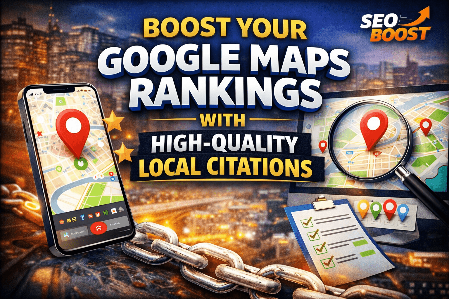 I will build high quality local citations for Google Maps ranking