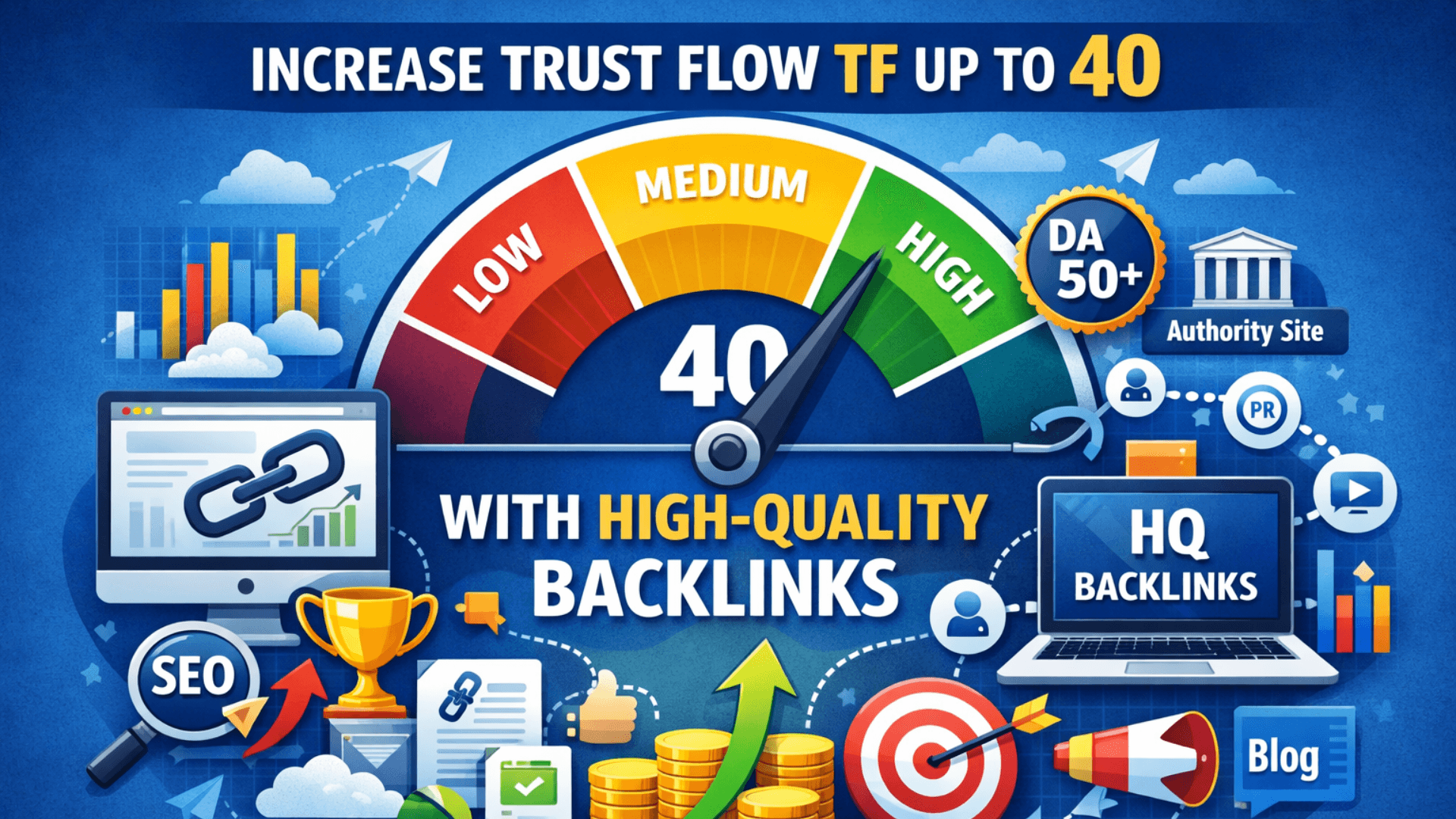 Increase Trust Flow TF Up to 40